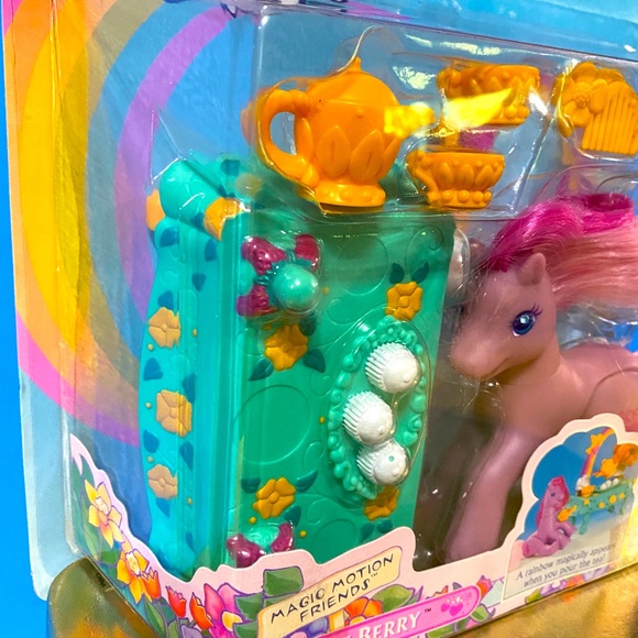 MY LITTLE PONY G2 VTG 1997 NWT MAGIC MOTION FRIENDS SWEET BERRY & ACCESS… - Picture 5 of 15